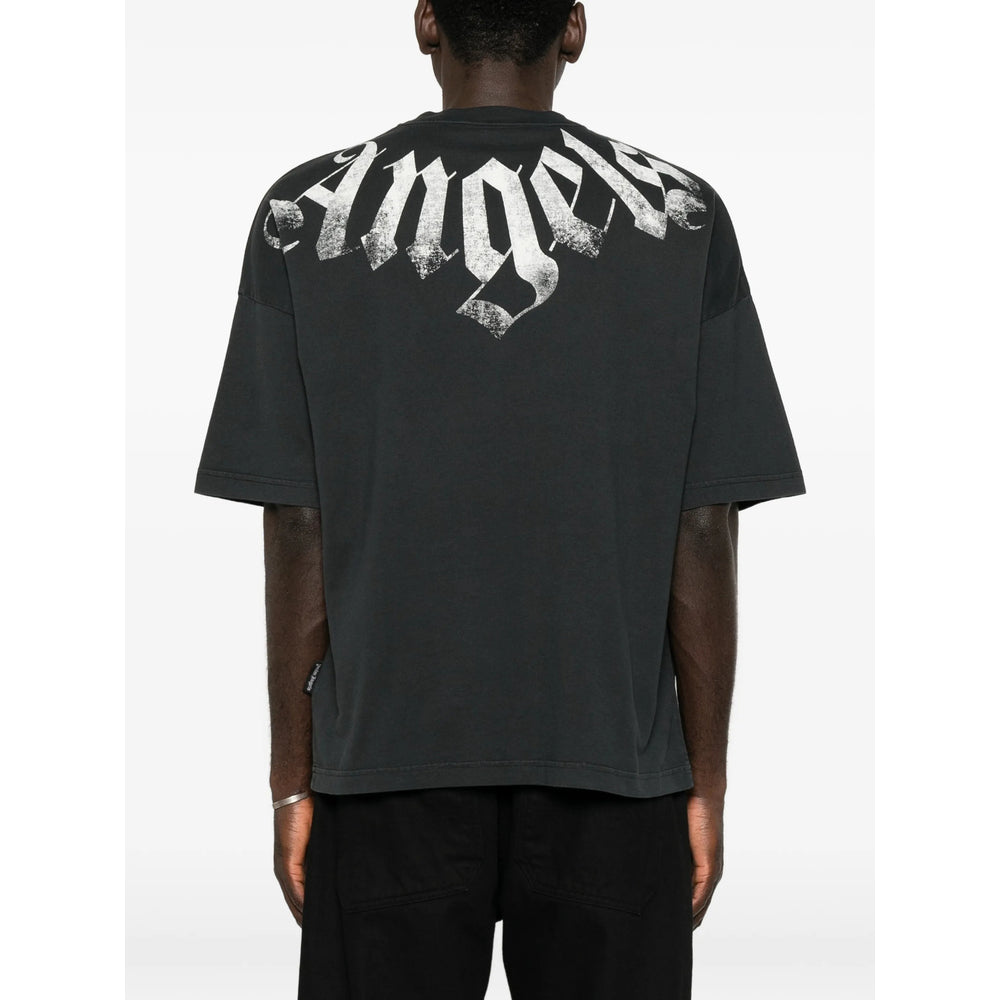 Palm Angels Black T-Shirts & Vests - T-Shirts Men
