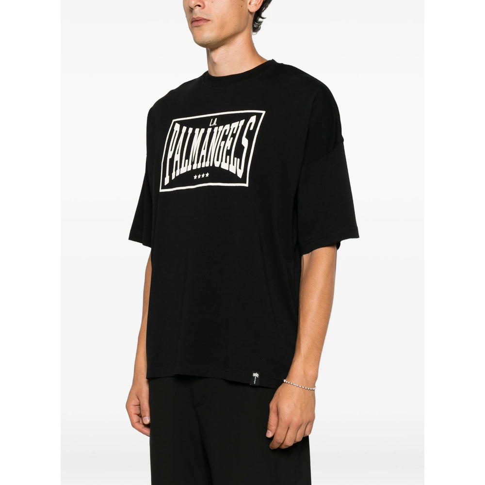 Palm Angels Black T-Shirts & Vests - T-Shirts Men PALM ANGELS