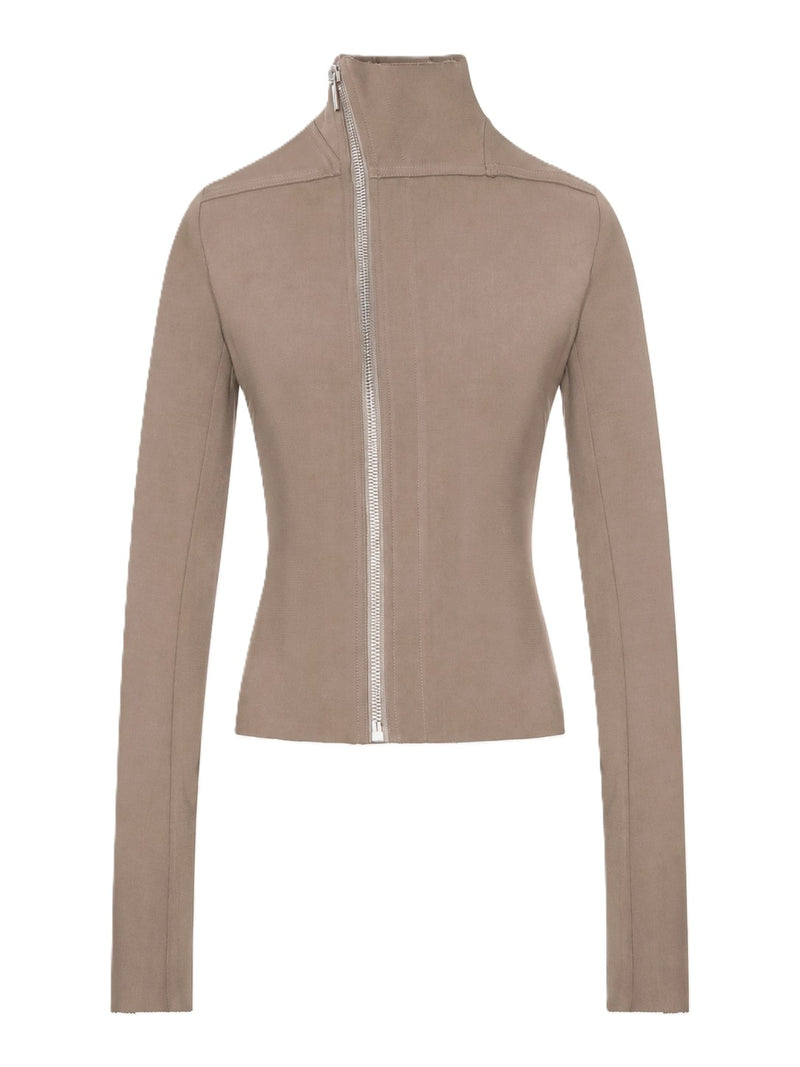 Rick Owens Women Gary Fitted Jacket With Asymmetric Zip RICK OWENS