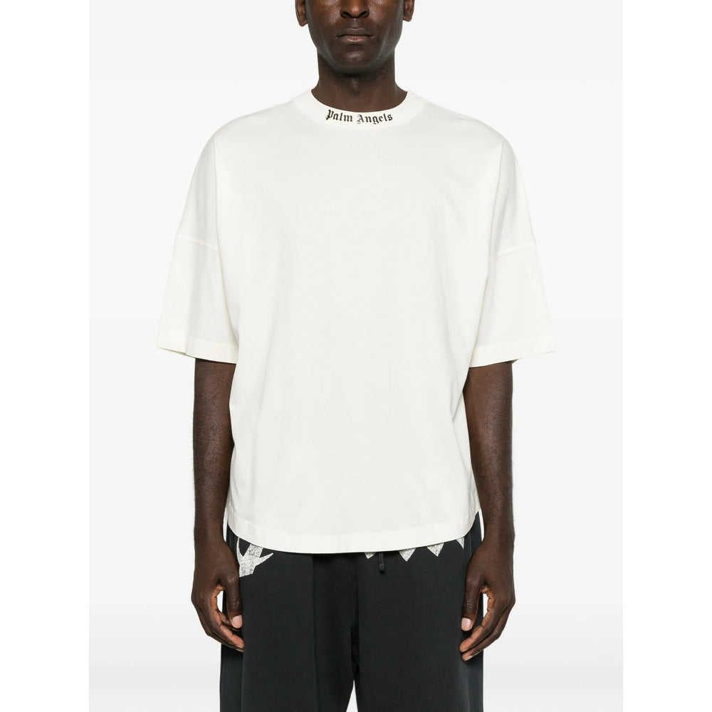 Palm Angels White T-Shirts & Vests - T-Shirts Men PALM ANGELS
