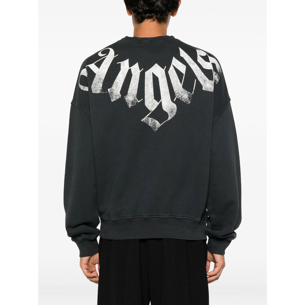 Palm Angels Black Sweaters & Knitwear - Sweatshirts Men PALM ANGELS