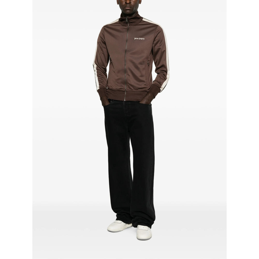 Palm Angels Brown Jackets - Bomber Jackets Men PALM ANGELS
