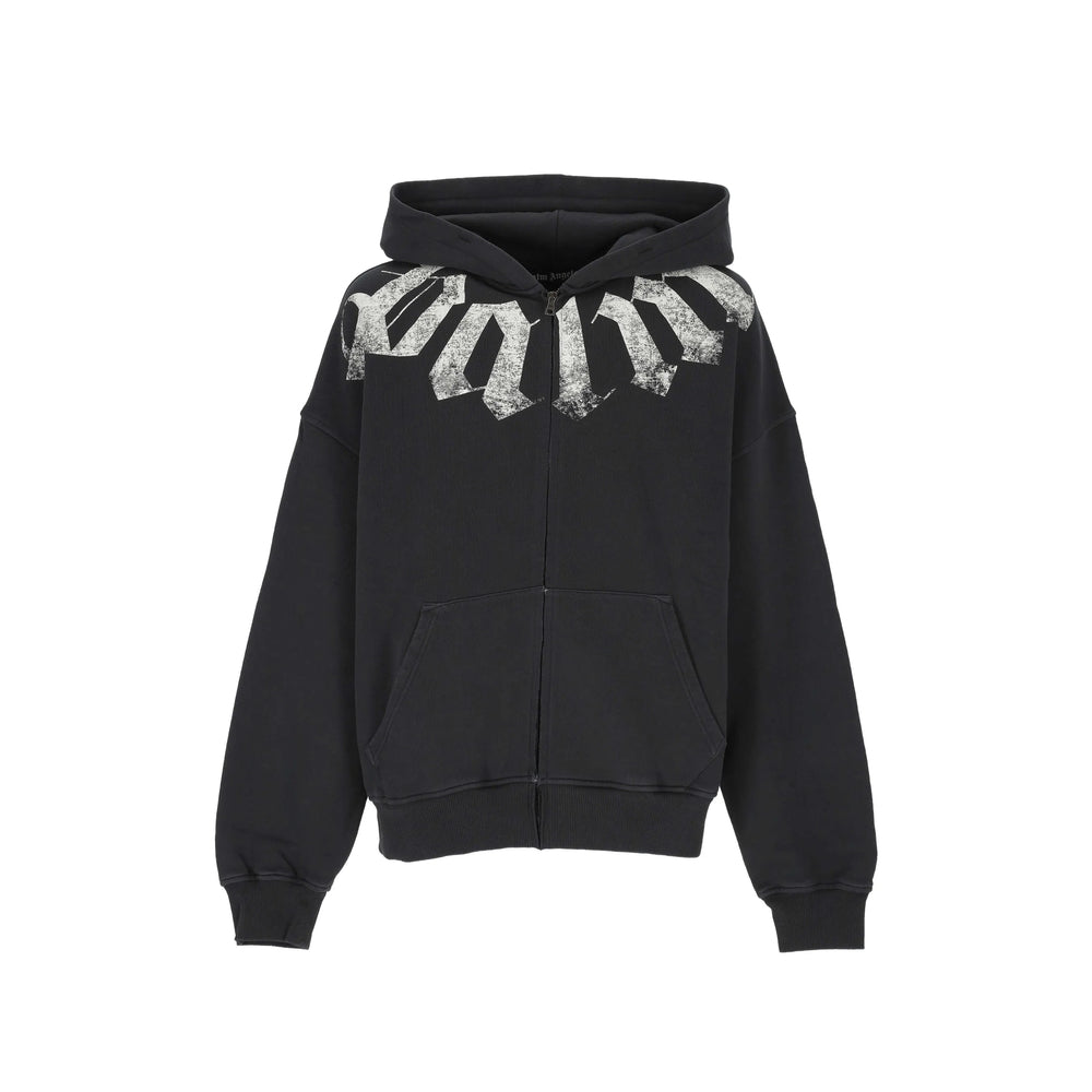 Palm Angels Black Sweaters & Knitwear - Hoodies Men PALM ANGELS