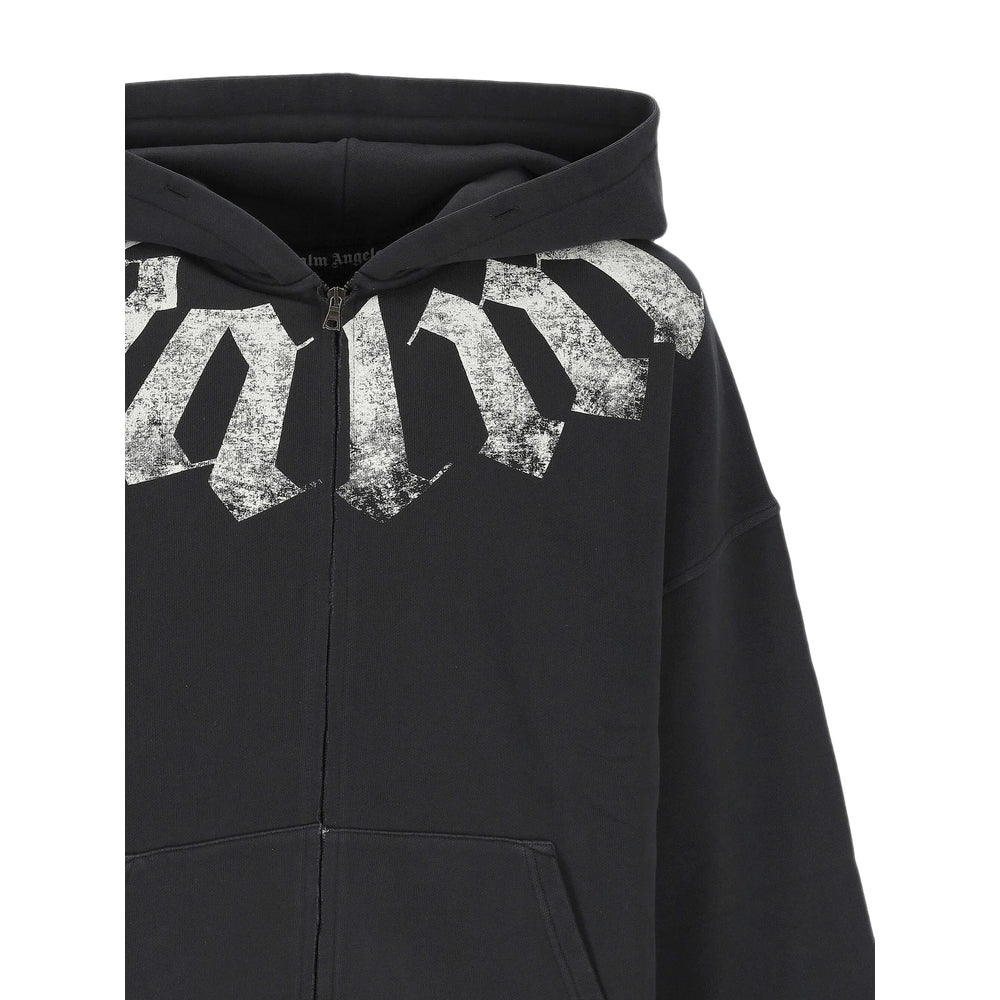 Palm Angels Black Sweaters & Knitwear - Hoodies Men PALM ANGELS