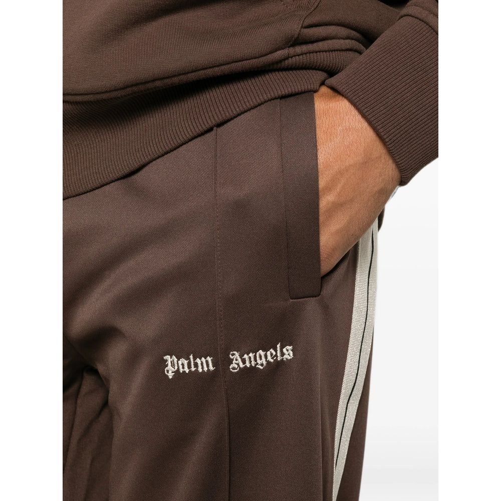 Palm Angels Brown Trousers - Track Pants Men