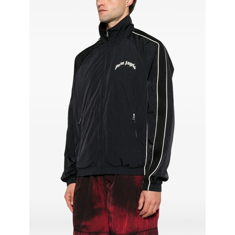 Palm Angels Black Jackets - Sport Jackets & Windbreakers Men PALM ANGELS