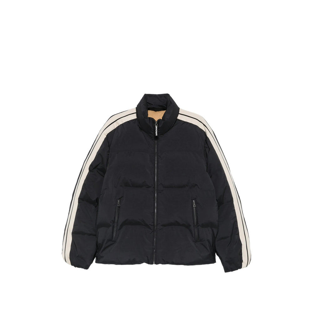 Palm Angels Black Jackets - Padded & Down Jackets Men PALM ANGELS