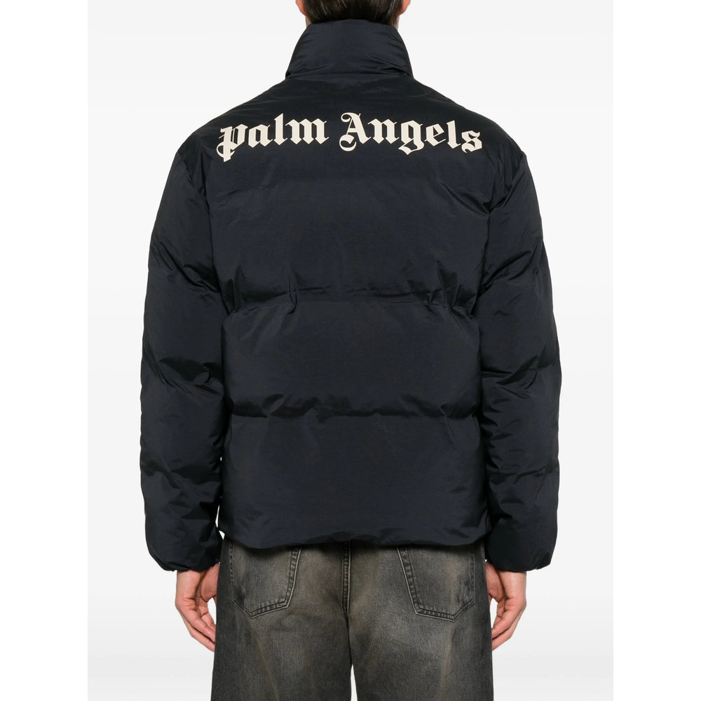 Palm Angels Black Jackets - Padded & Down Jackets Men PALM ANGELS