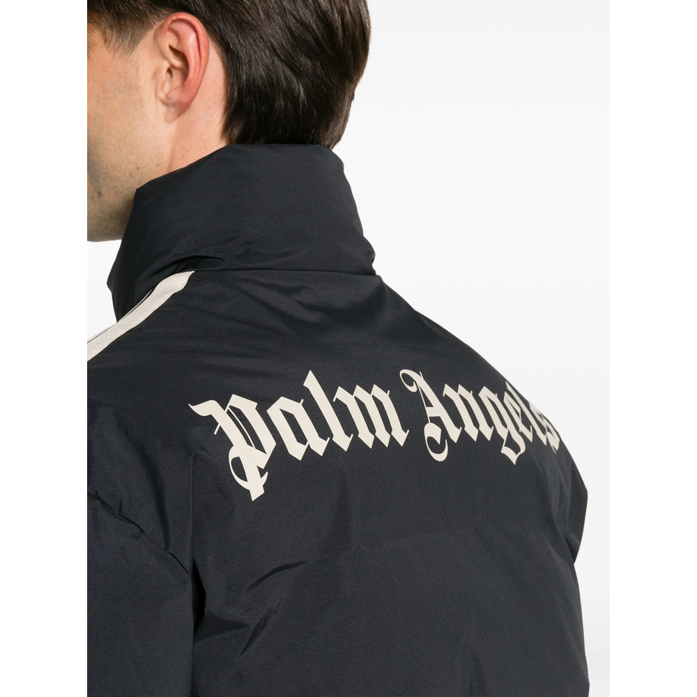 Palm Angels Black Jackets - Padded & Down Jackets Men PALM ANGELS