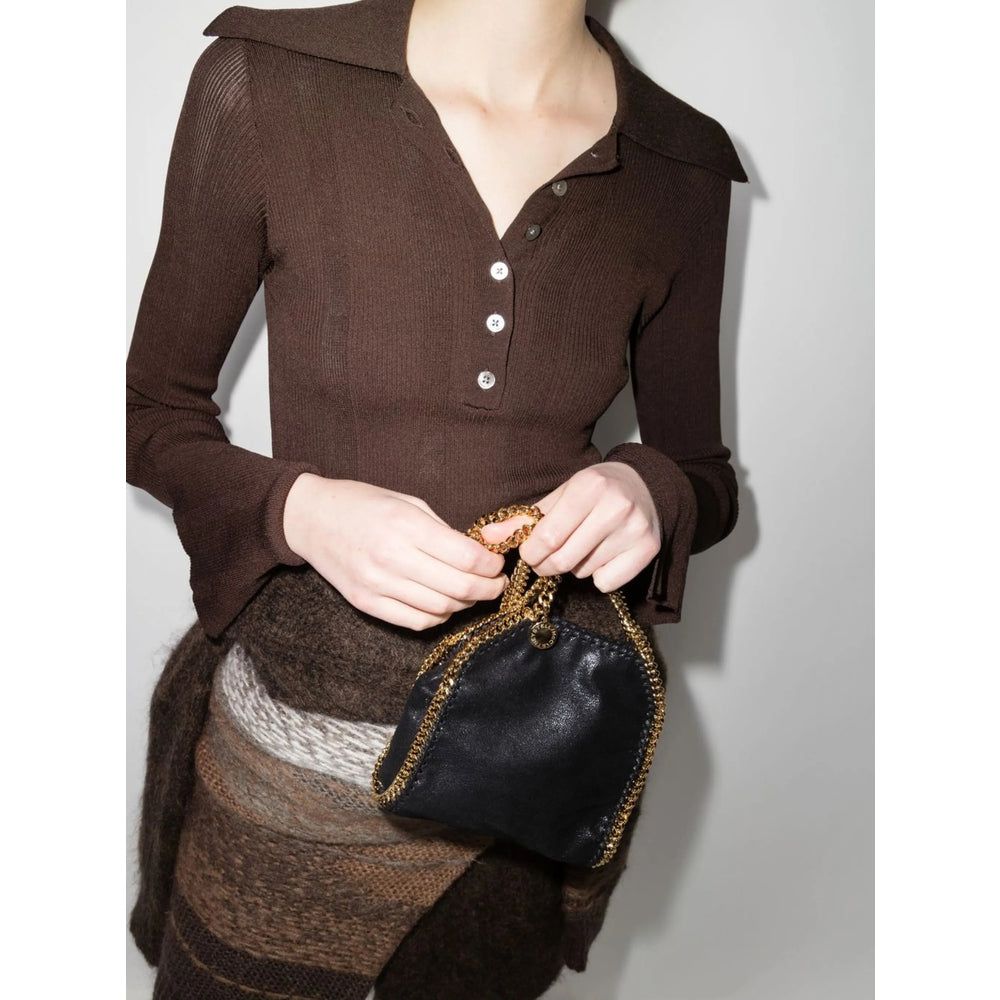 Stella Mccartney Black Tote Bags Women STELLA MCCARTNEY