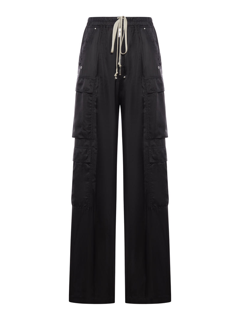 Rick Owens Women Cupro Cargobelas Trousers RICK OWENS