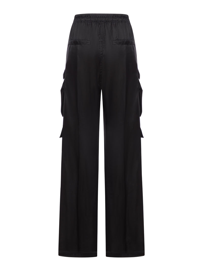 Rick Owens Women Cupro Cargobelas Trousers RICK OWENS