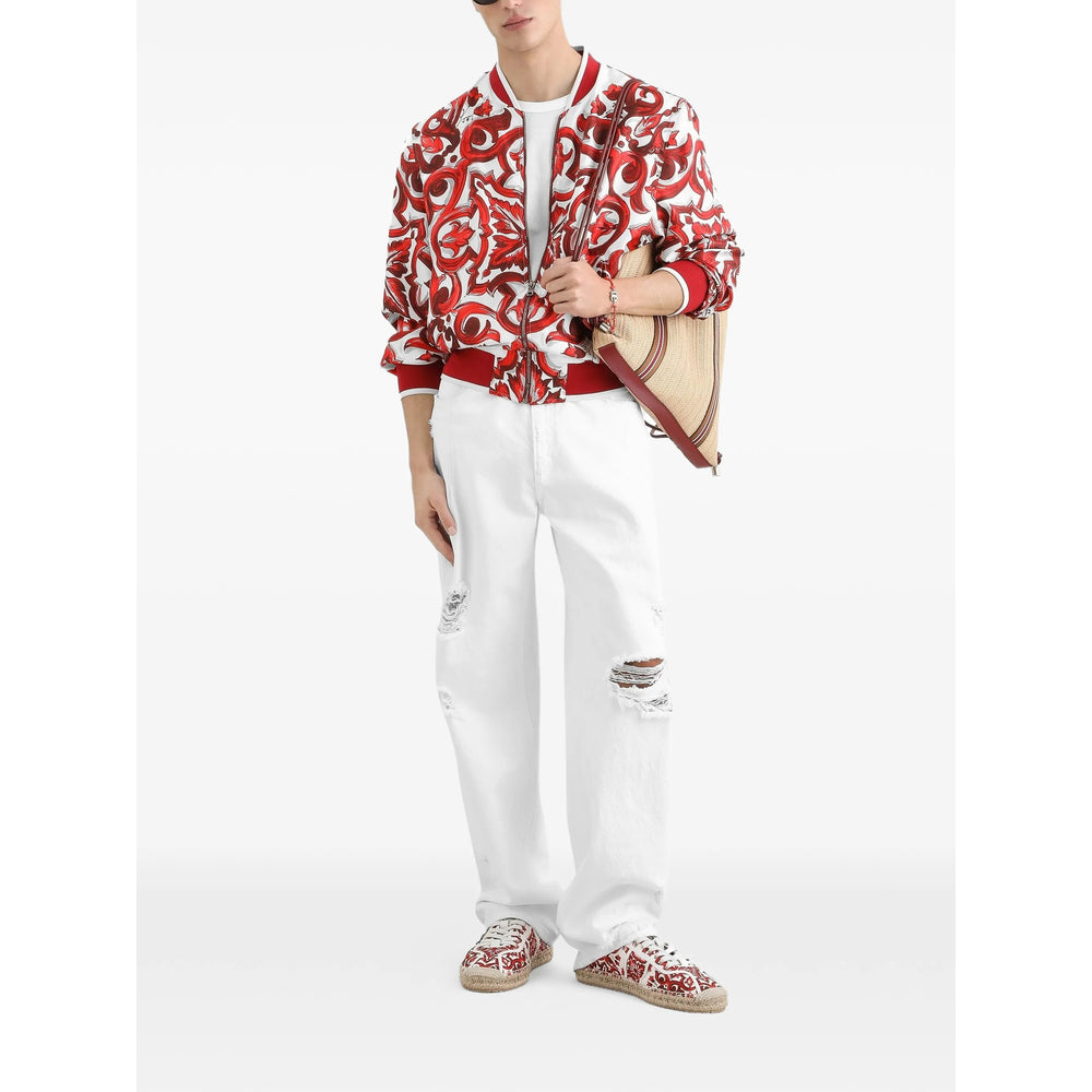 Dolce & Gabbana White T-Shirts & Vests - T-Shirts Men DOLCE & GABBANA