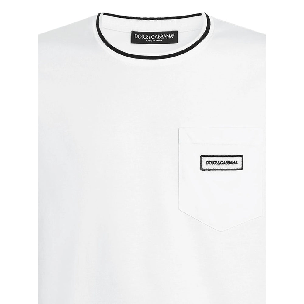Dolce & Gabbana White T-Shirts & Vests - T-Shirts Men DOLCE & GABBANA