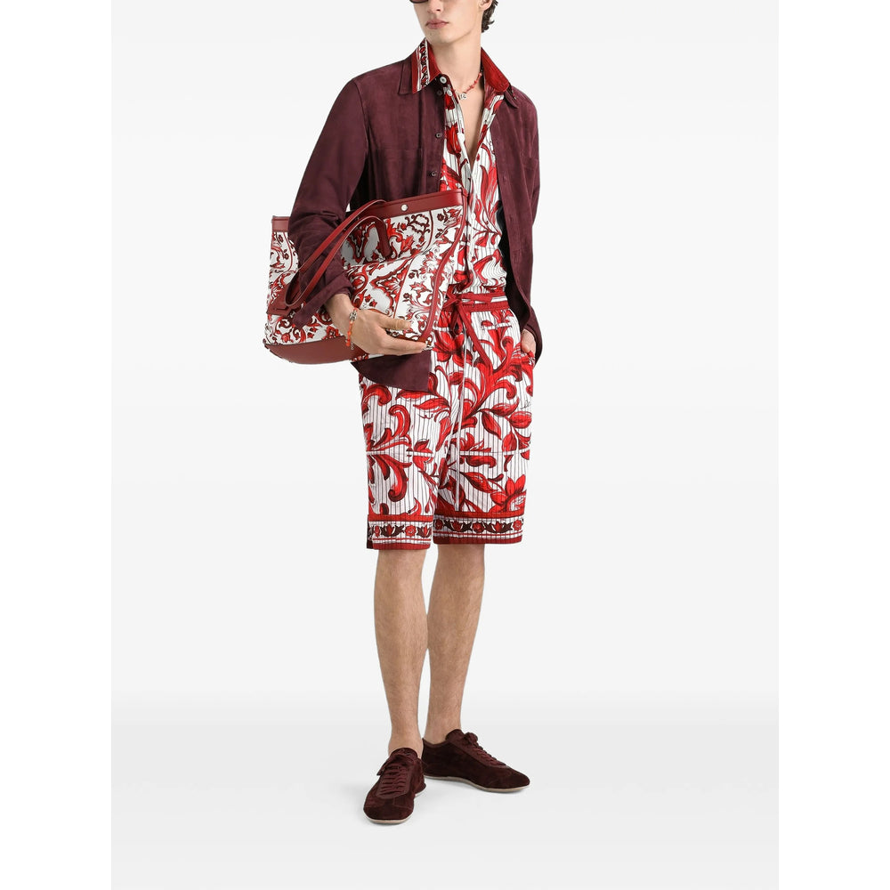 Dolce & Gabbana Red Shirts Men DOLCE & GABBANA