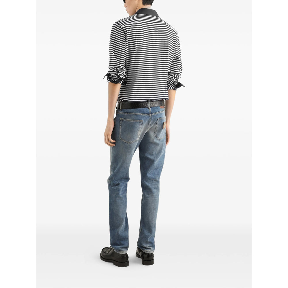 Dolce & Gabbana Blue Denim - Slim-Fit Jeans Men DOLCE & GABBANA