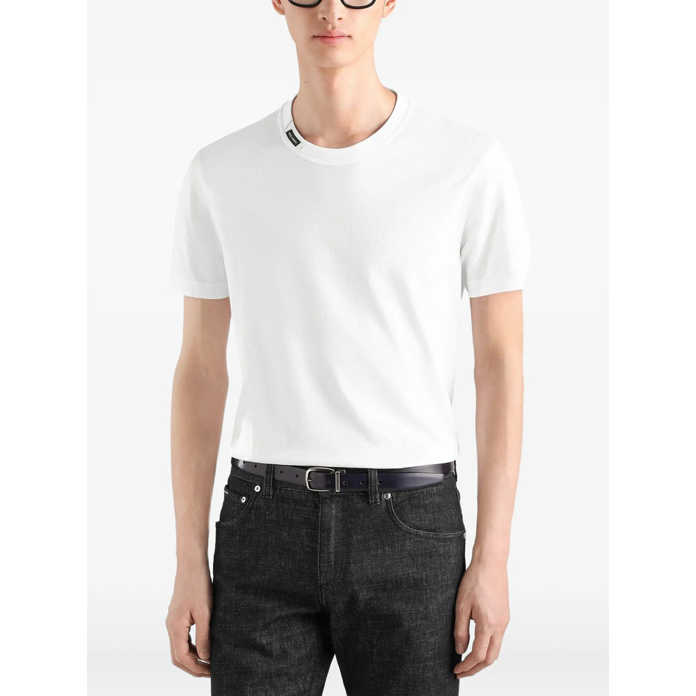 Dolce & Gabbana White T-Shirts & Vests - T-Shirts Men DOLCE & GABBANA