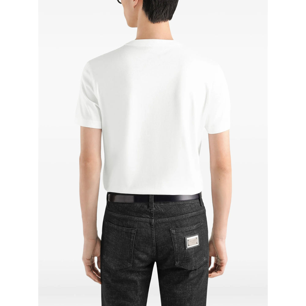 Dolce & Gabbana White T-Shirts & Vests - T-Shirts Men DOLCE & GABBANA