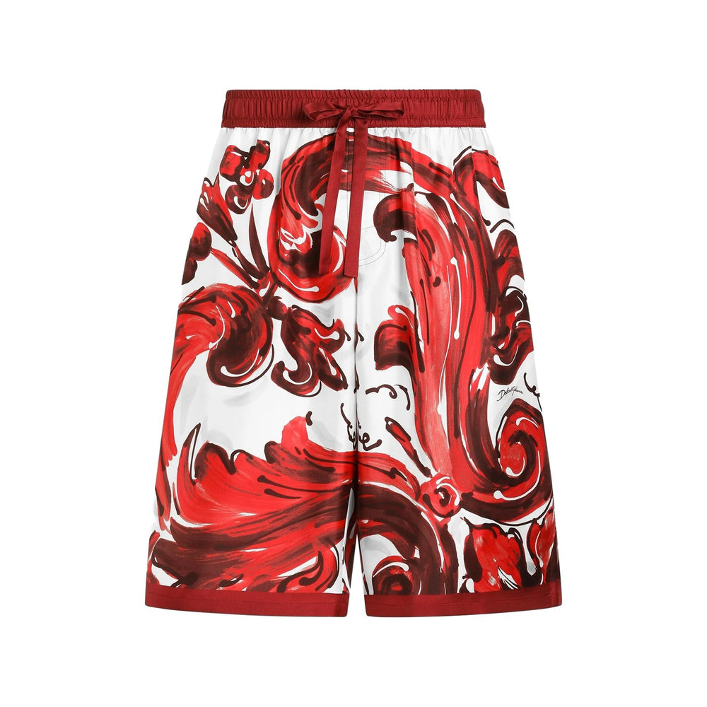 Dolce & Gabbana Red Shorts - Bermuda Shorts Men DOLCE & GABBANA