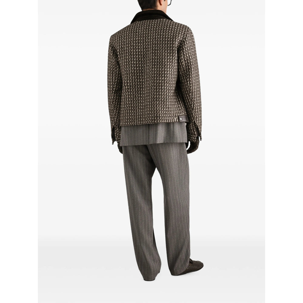 Dolce & Gabbana Grey Trousers - Tailored Trousers Men DOLCE & GABBANA
