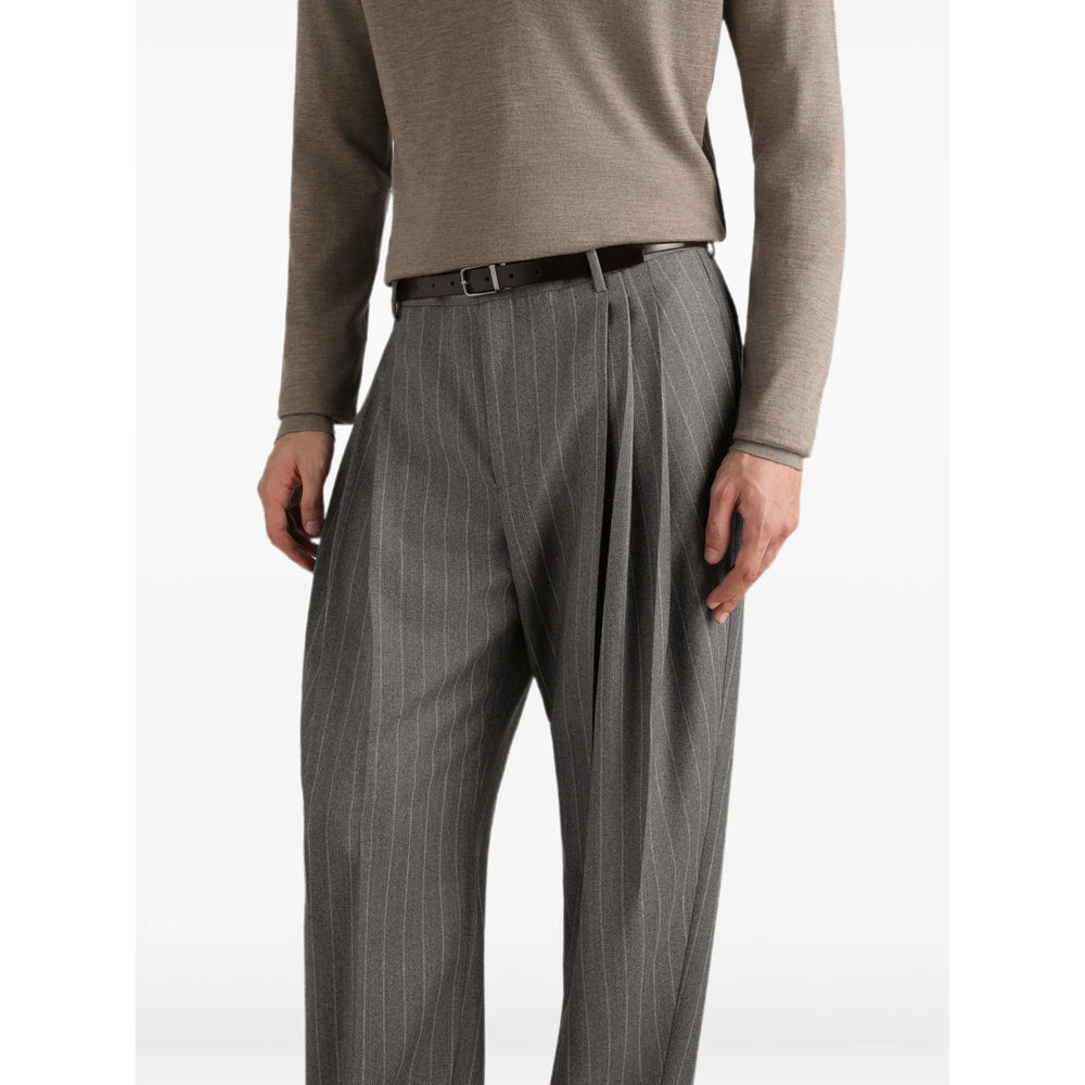 Dolce & Gabbana Grey Trousers - Tailored Trousers Men DOLCE & GABBANA