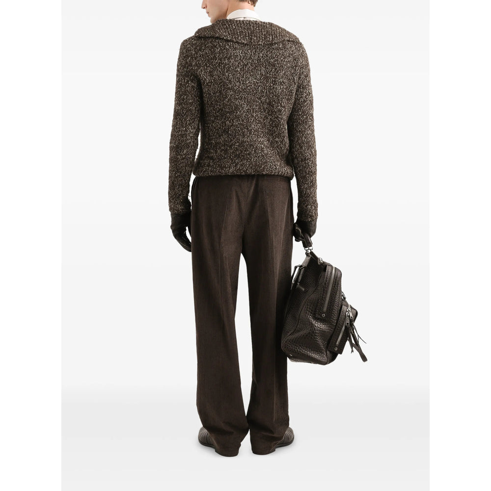 Dolce & Gabbana Brown Sweaters & Knitwear - Jumpers Men DOLCE & GABBANA