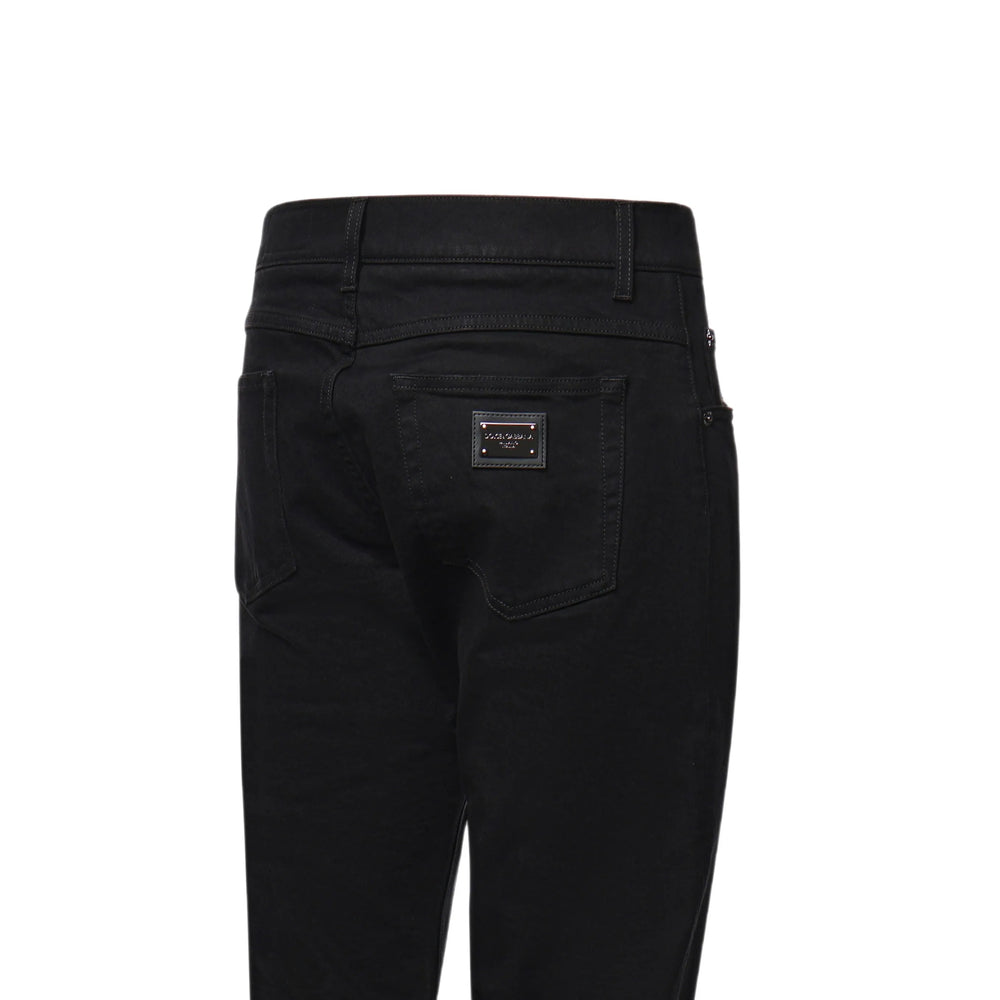 Dolce & Gabbana Black Denim - Slim-Fit Jeans Men DOLCE & GABBANA