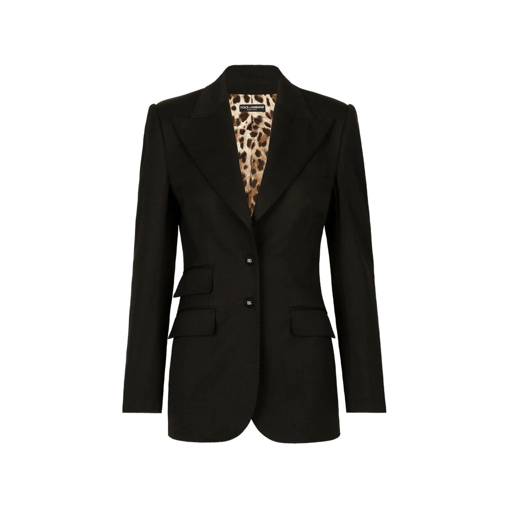 Dolce & Gabbana Black Jackets - Blazers Women DOLCE & GABBANA