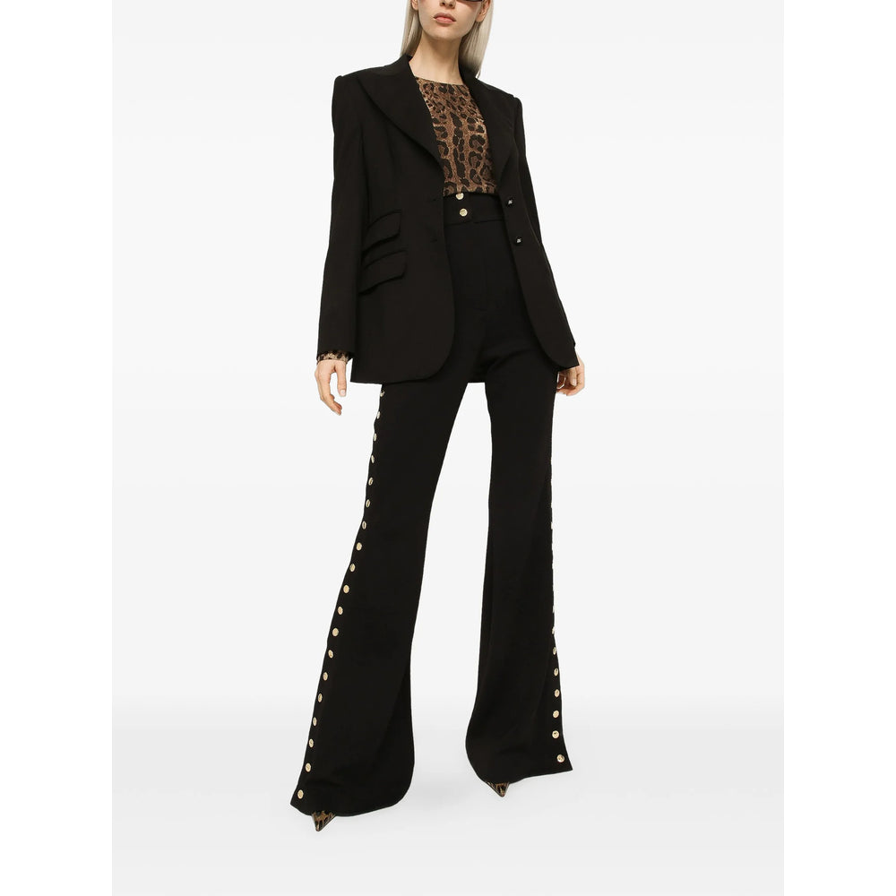 Dolce & Gabbana Black Jackets - Blazers Women DOLCE & GABBANA