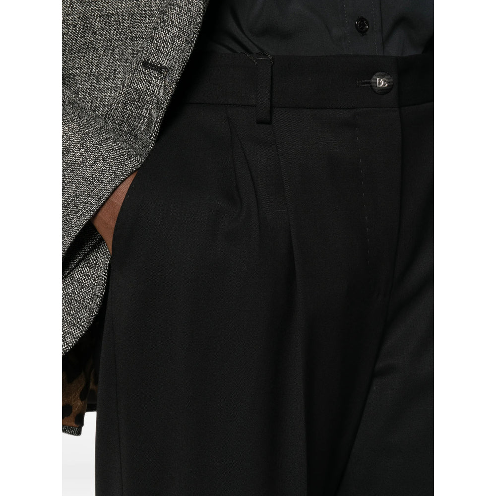 Dolce & Gabbana Black Trousers - Tailored Trousers Women DOLCE & GABBANA