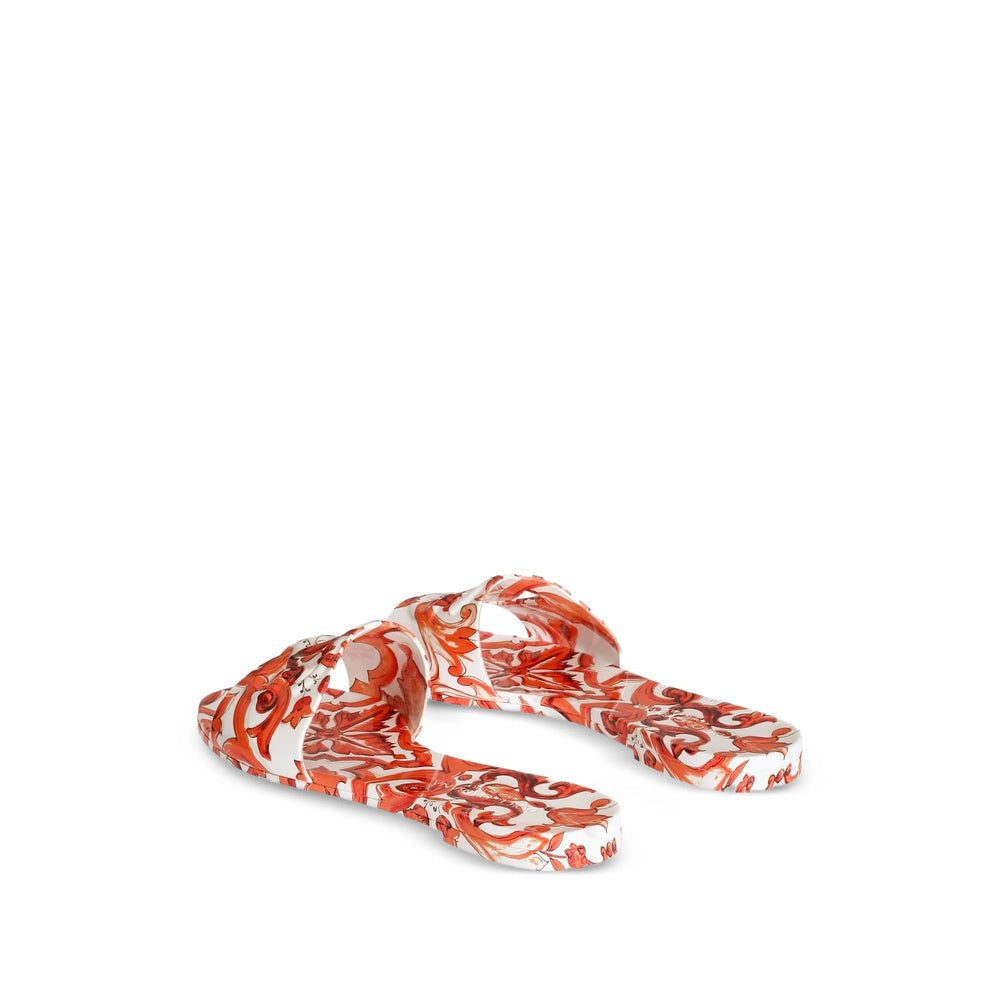 Dolce & Gabbana White Flip-Flops & Slides Women DOLCE & GABBANA