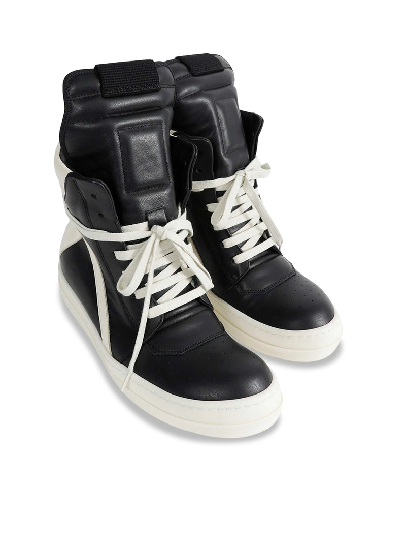 Rick Owens Women Geobasket High-Top Leather Sneakers RICK OWENS