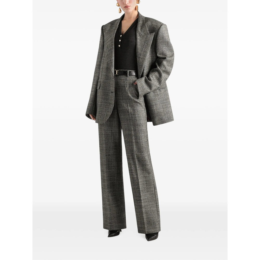 Dolce & Gabbana Grey Trousers - Tailored Trousers Women DOLCE & GABBANA