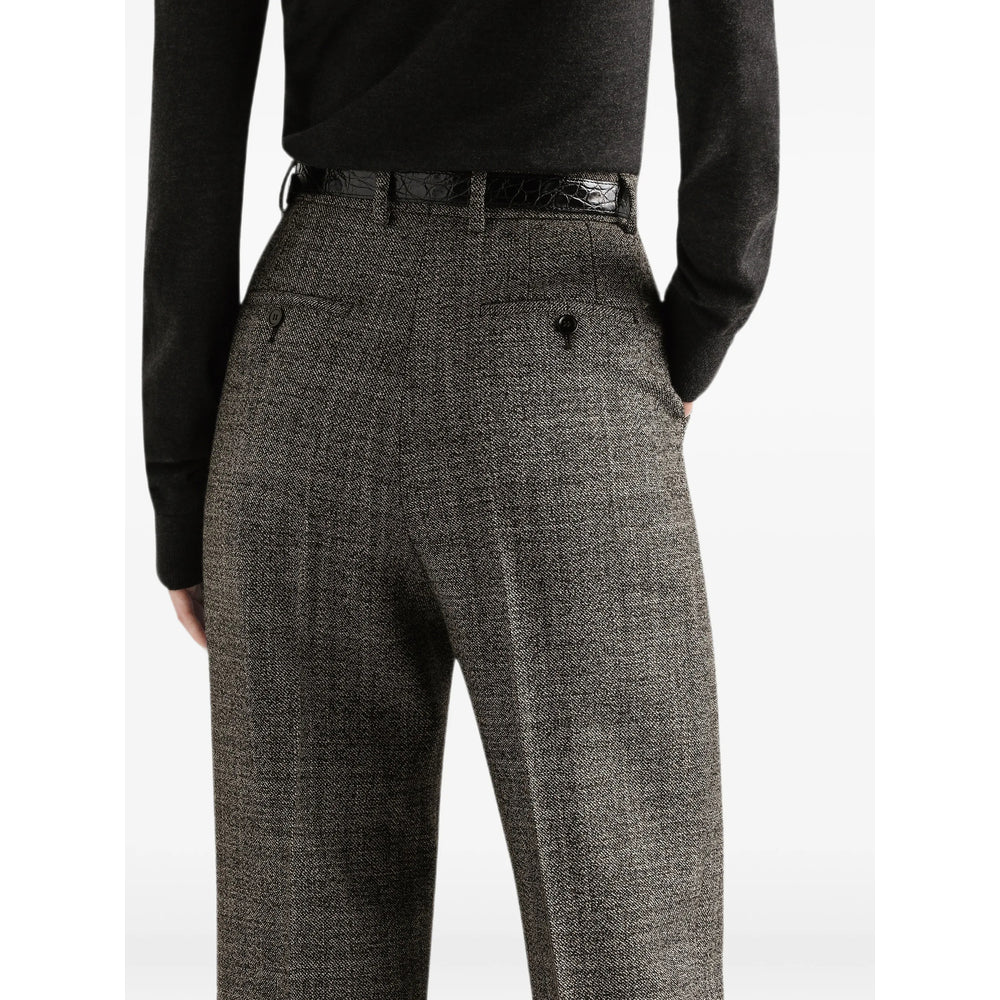Dolce & Gabbana Grey Trousers - Tailored Trousers Women DOLCE & GABBANA