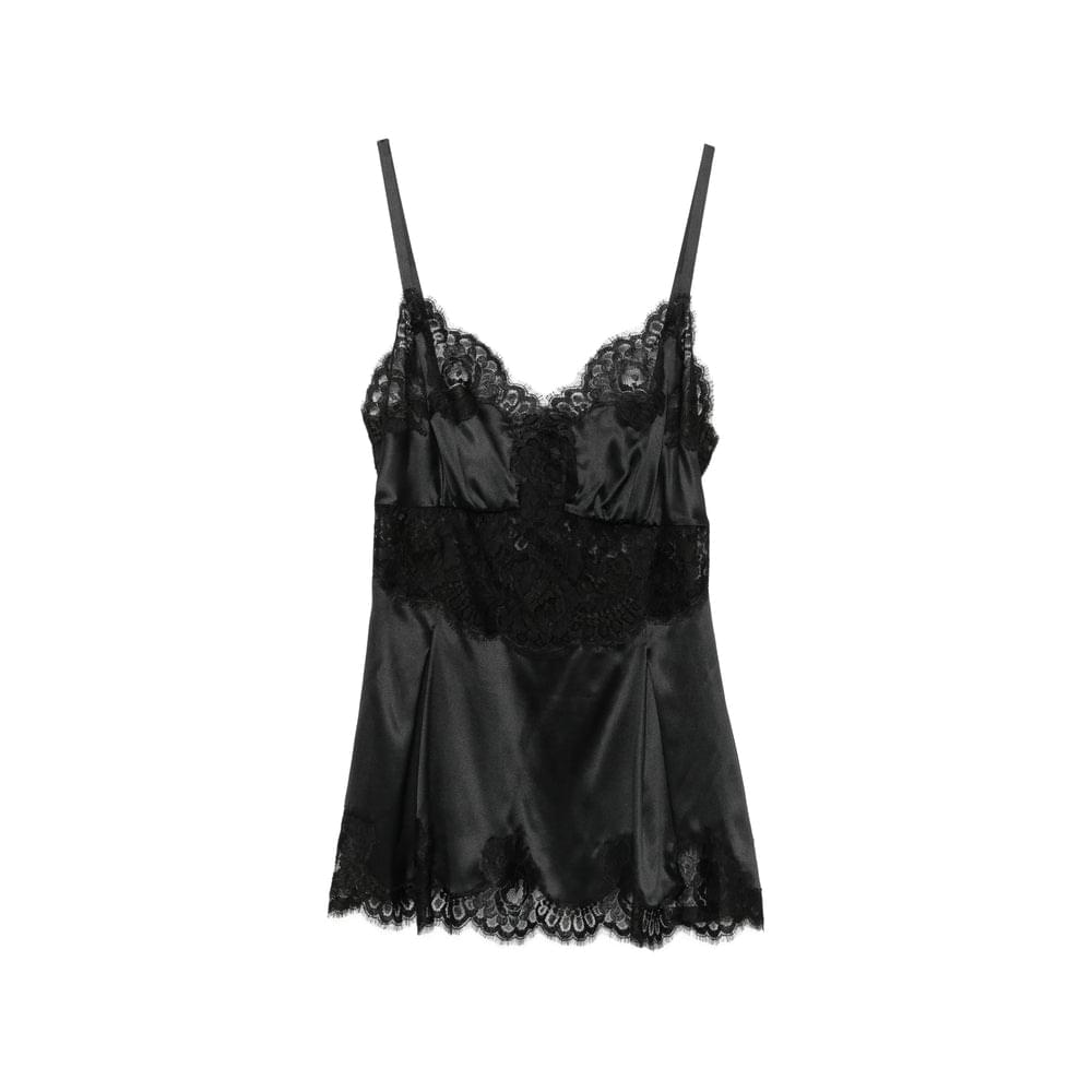 Dolce & Gabbana Black Tops - Vests & Tank Tops Women DOLCE & GABBANA