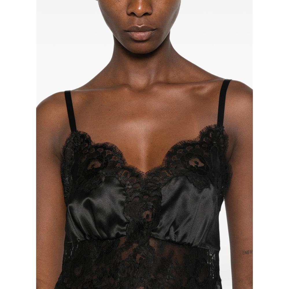 Dolce & Gabbana Black Tops - Vests & Tank Tops Women DOLCE & GABBANA