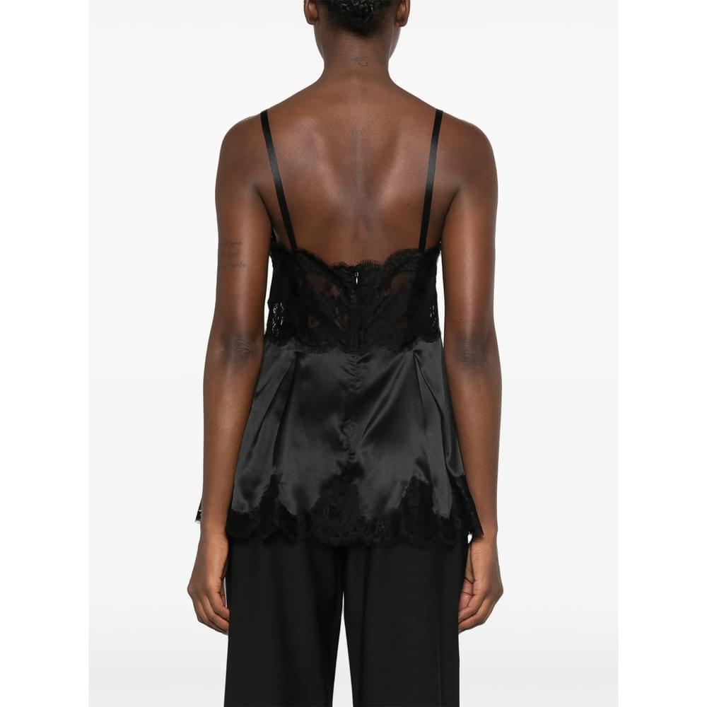 Dolce & Gabbana Black Tops - Vests & Tank Tops Women DOLCE & GABBANA