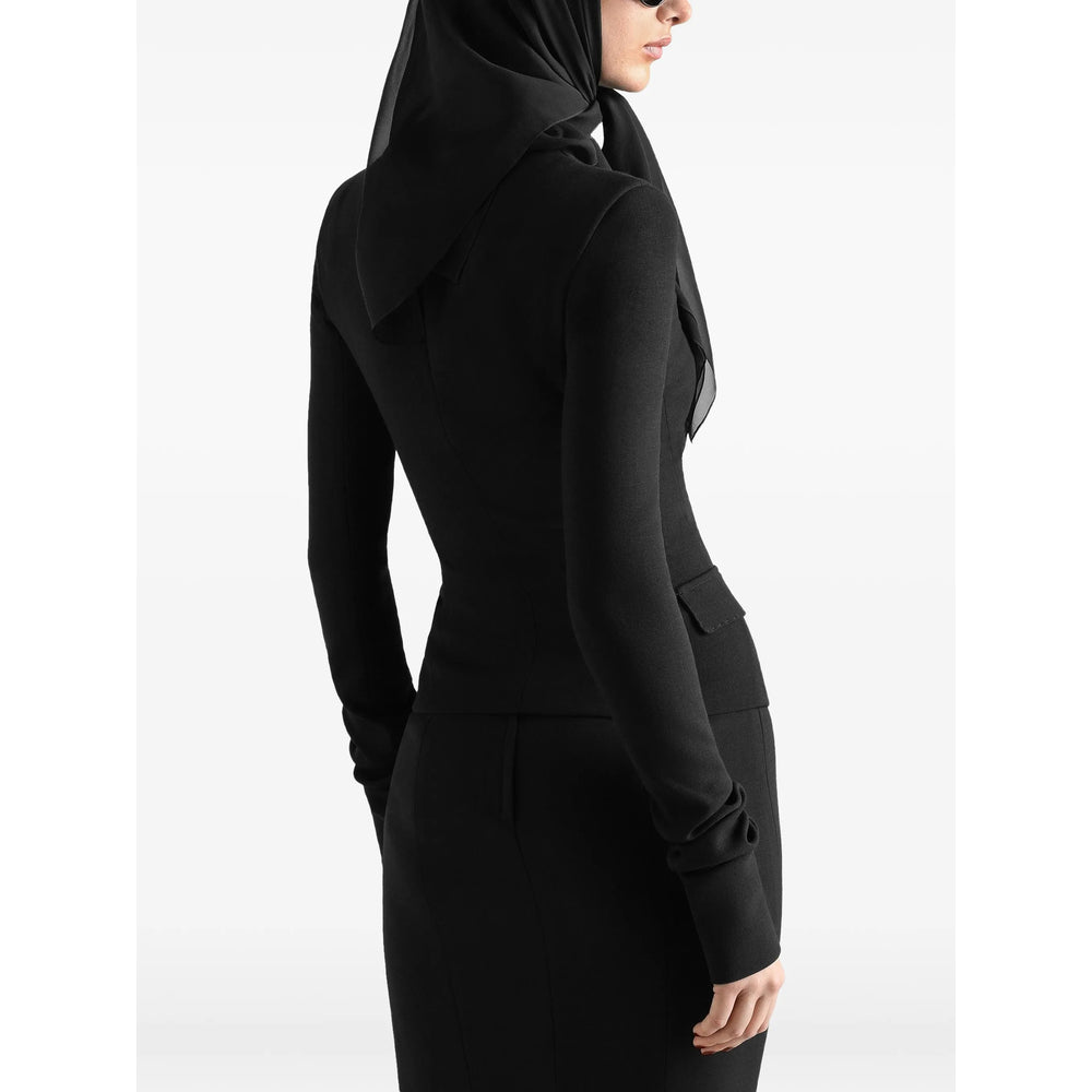 Dolce & Gabbana Black Jackets - Fitted Jackets Women DOLCE & GABBANA