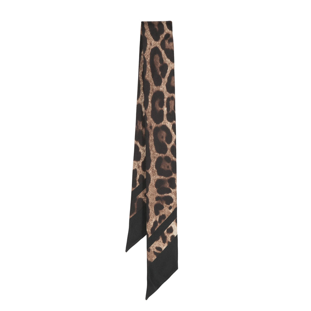 Dolce & Gabbana Black Scarves Women DOLCE & GABBANA