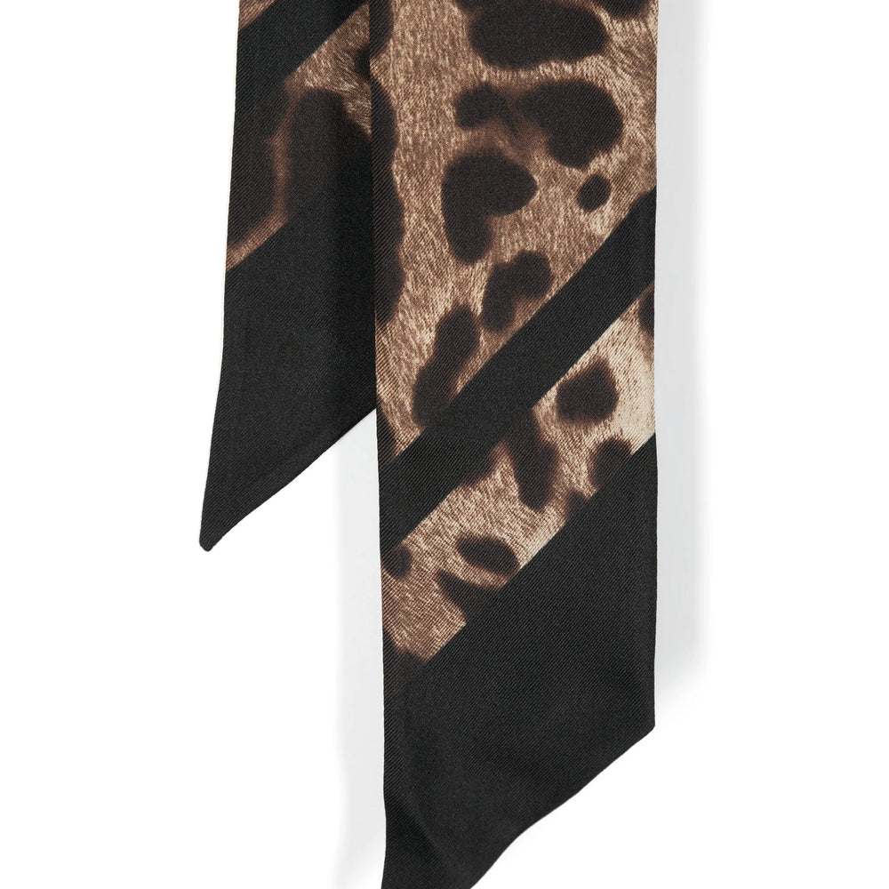 Dolce & Gabbana Black Scarves Women DOLCE & GABBANA