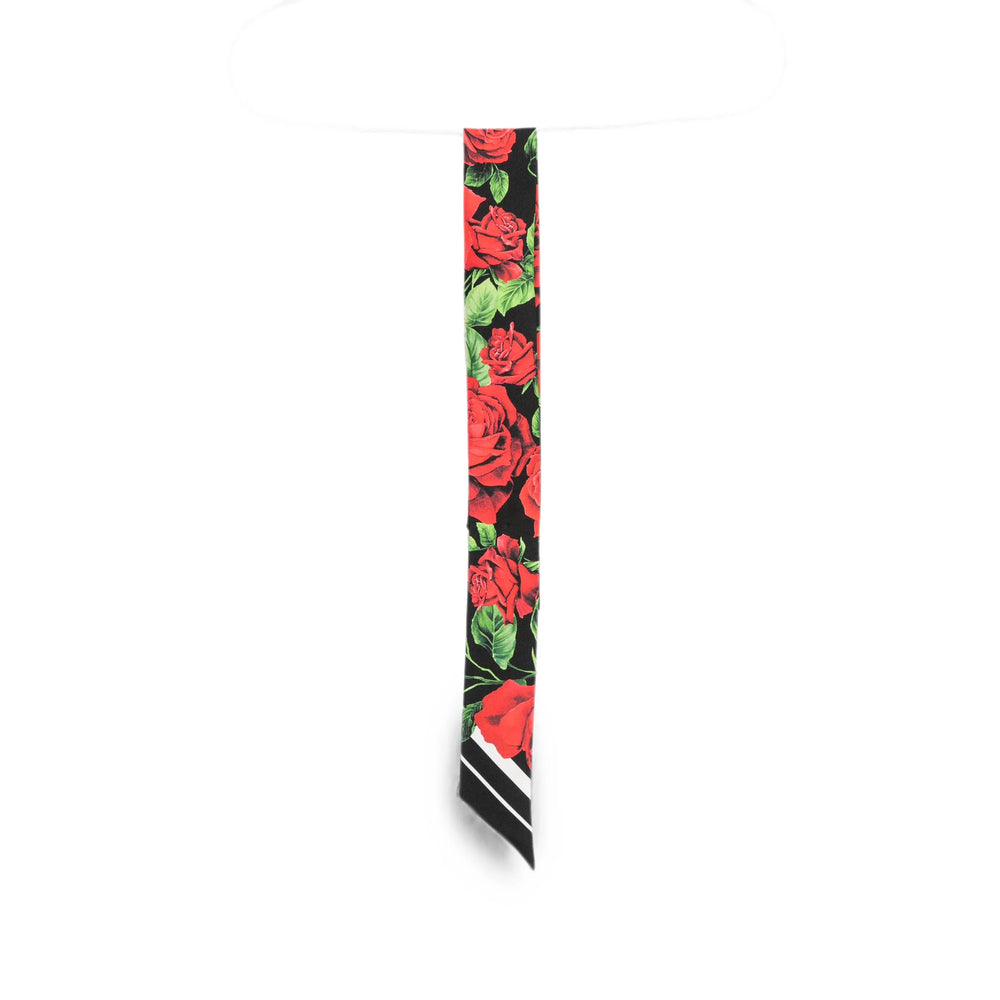 Dolce & Gabbana Black Scarves Women DOLCE & GABBANA