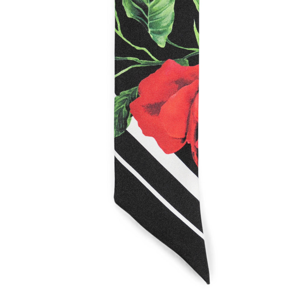 Dolce & Gabbana Black Scarves Women DOLCE & GABBANA