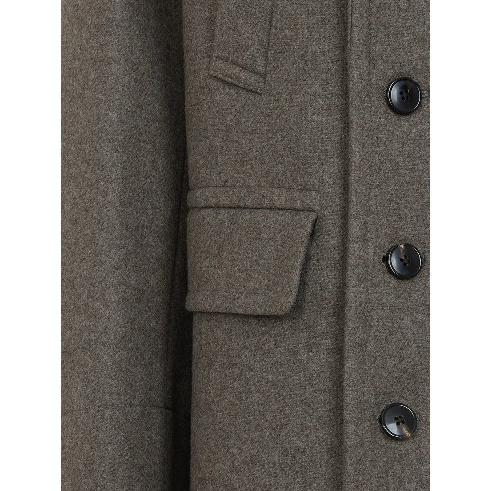Dries Van Noten Brown Coats - Double Breasted Coats Men DRIES VAN NOTEN