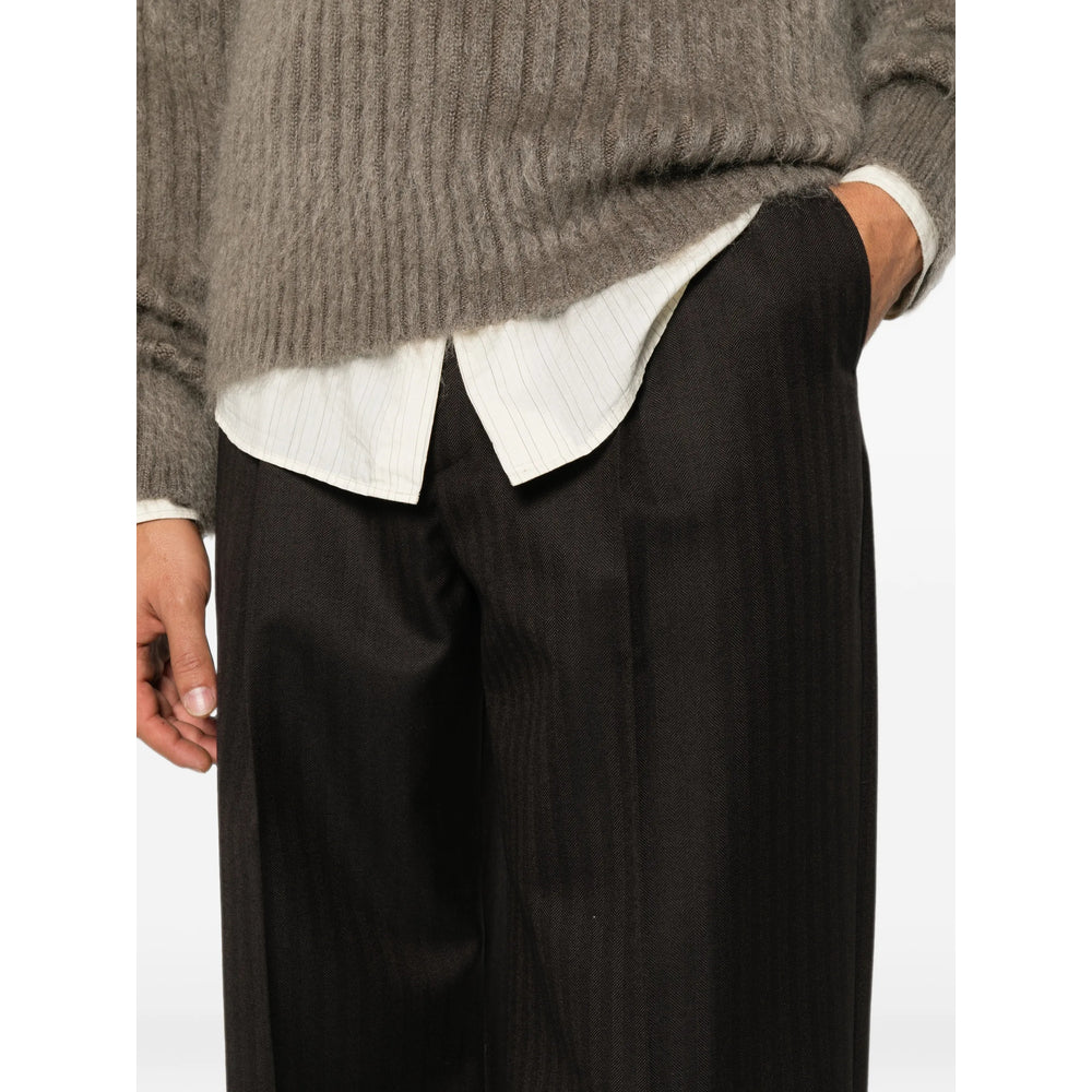 Dries Van Noten Black Trousers Men DRIES VAN NOTEN