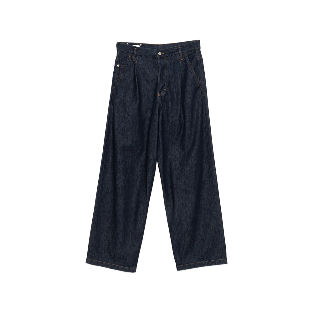Dries Van Noten Blue Denim - Wide-Leg Jeans Men DRIES VAN NOTEN