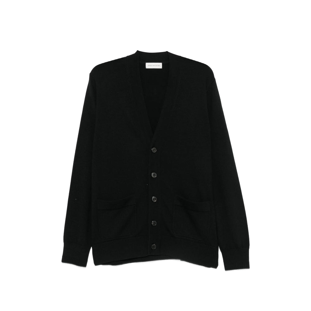 Dries Van Noten Black Sweaters & Knitwear - Cardigans Men DRIES VAN NOTEN