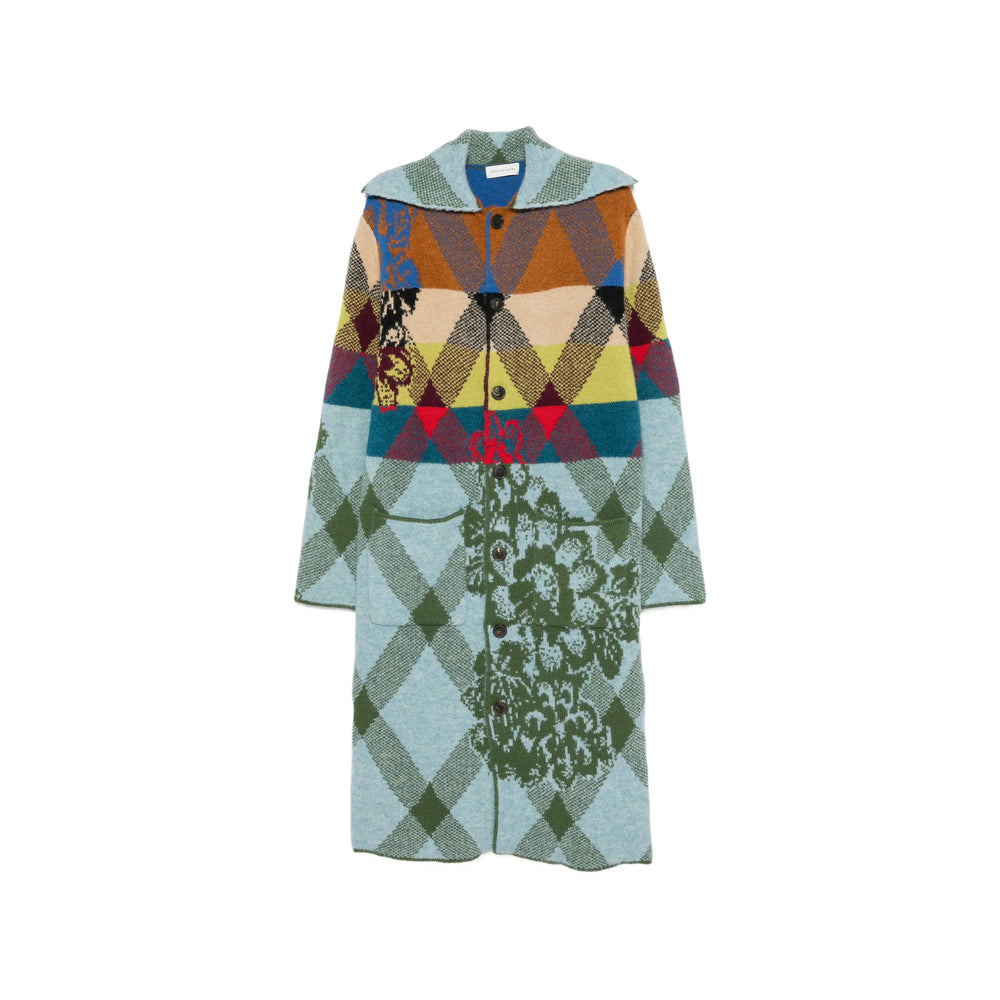 Dries Van Noten Blue Coats - Peacoats Men DRIES VAN NOTEN
