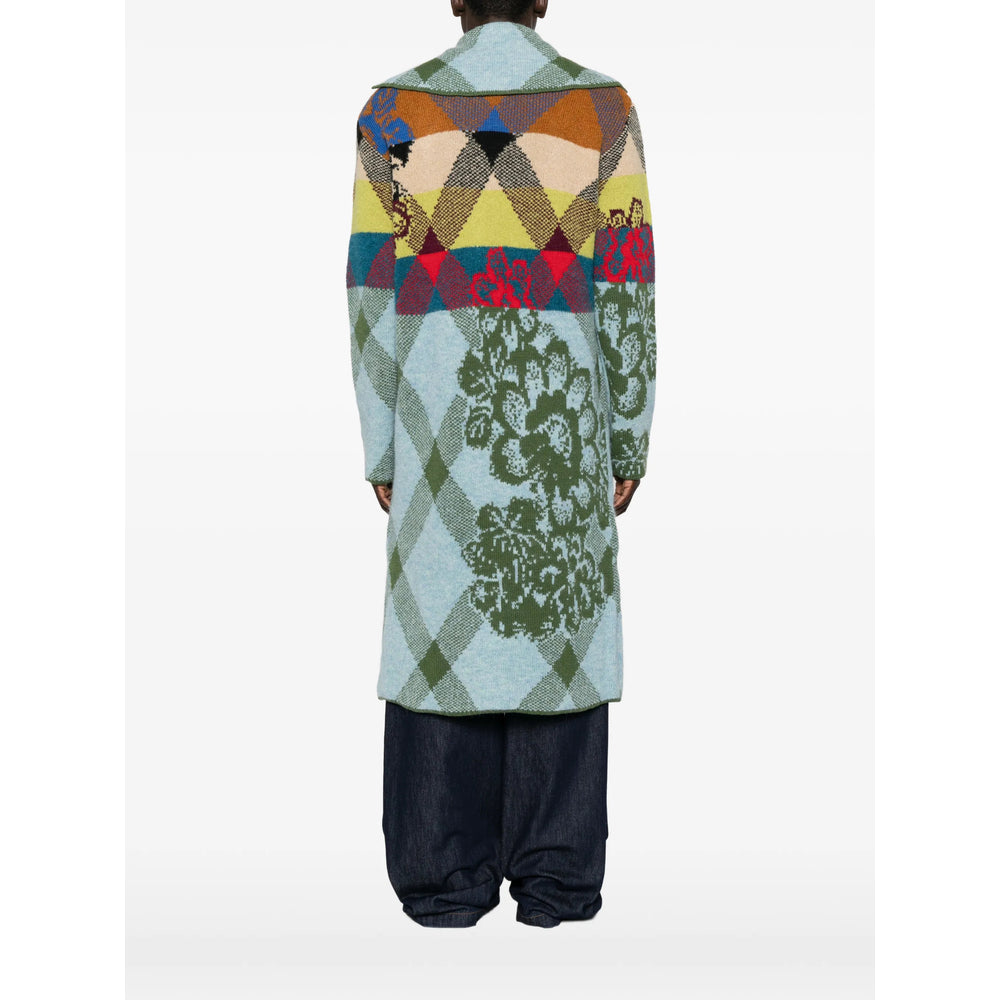 Dries Van Noten Blue Coats - Peacoats Men DRIES VAN NOTEN