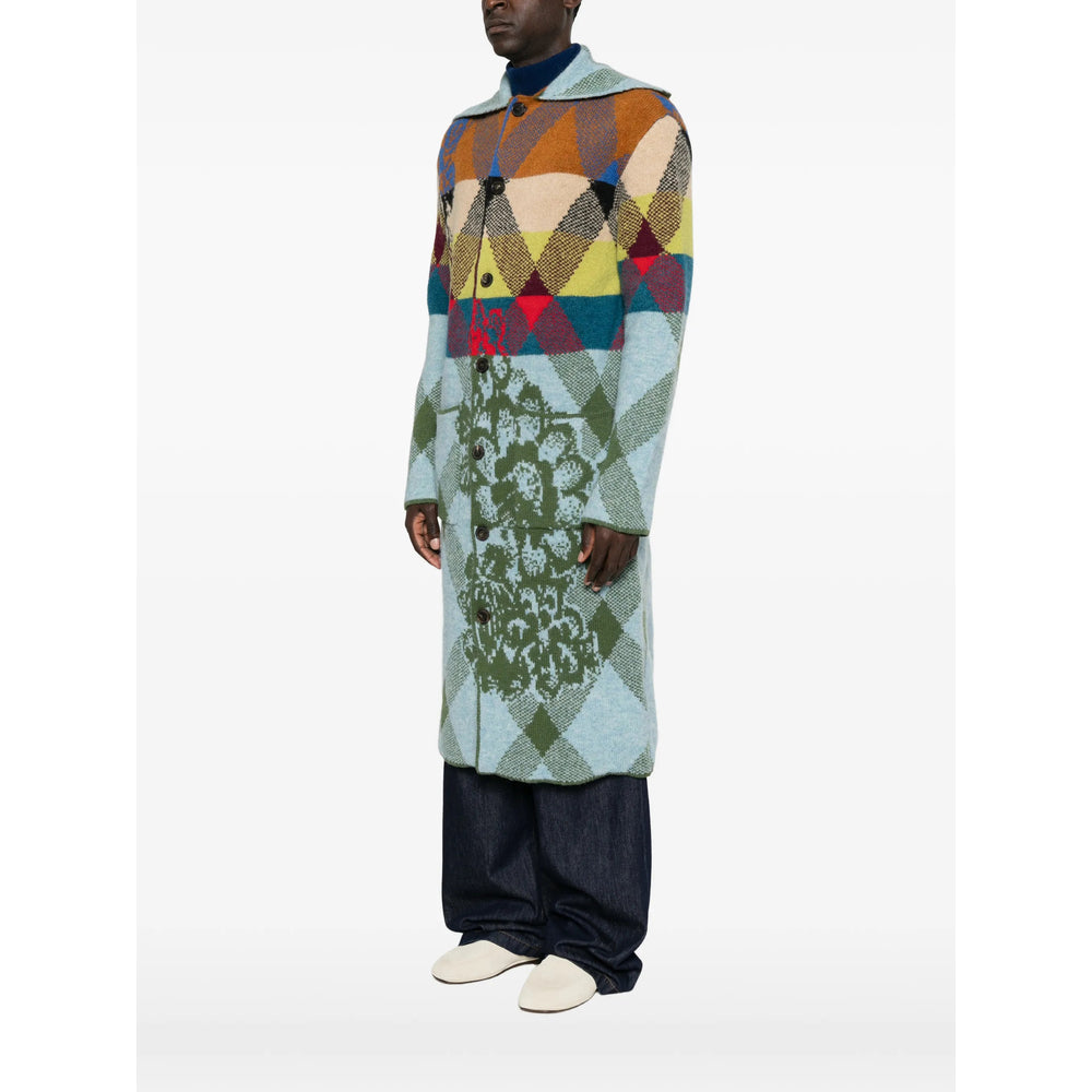 Dries Van Noten Blue Coats - Peacoats Men DRIES VAN NOTEN