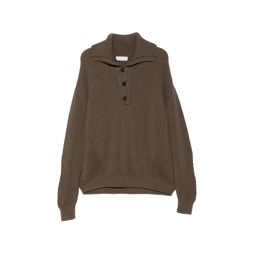 Dries Van Noten Brown Sweaters & Knitwear - Jumpers Men DRIES VAN NOTEN